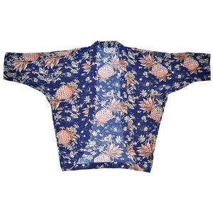 Avanti Pineapple Hut Kimono Cardigan